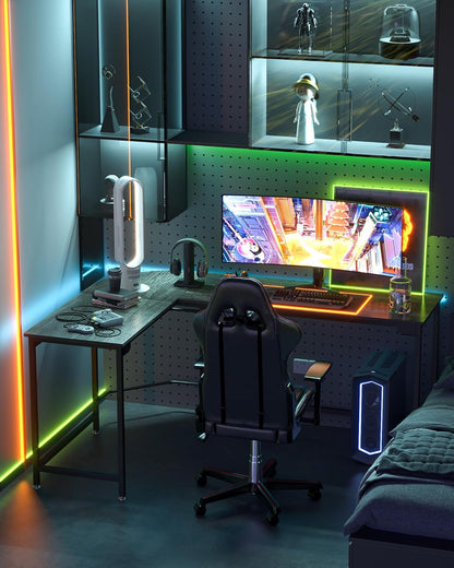 Modern L Shaped Gaming Desk 66''