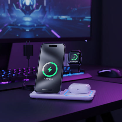 Wireless Charger, 3 in 1 Wireless charger